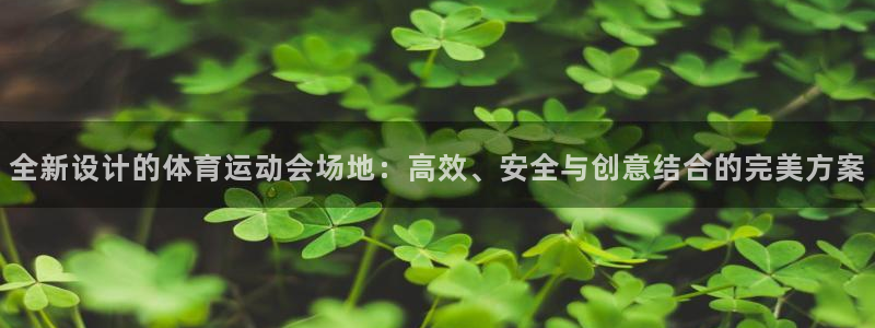 乐球体育官网：全新设计的体育运动会场地：高效、安全与创意结合的完美方案