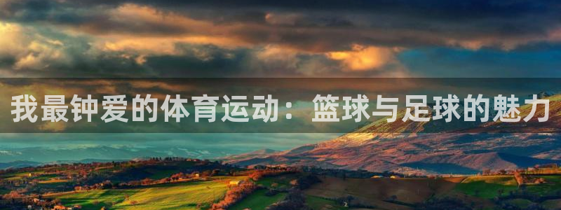 乐球体育官网：我最钟爱的体育运动：篮球与足球的魅力